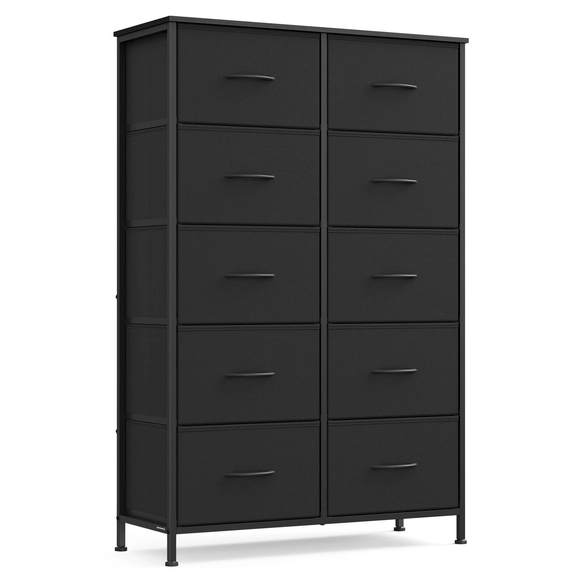 10 Drawer Storage Dresser Steel Frame Organizer for Bedroom