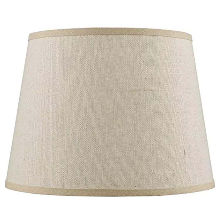 11" Height Burlap Shade in Light Tan