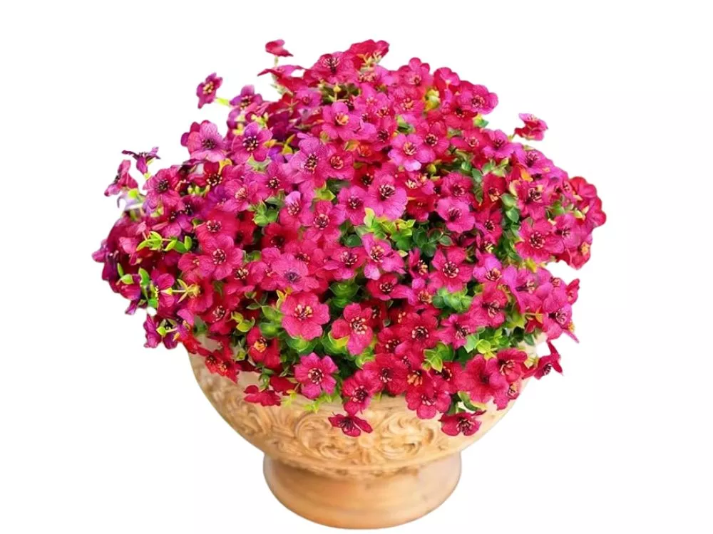 12 Bundle Artificial Eucalyptus Flower Stems Outdoor Garden Porch Decor