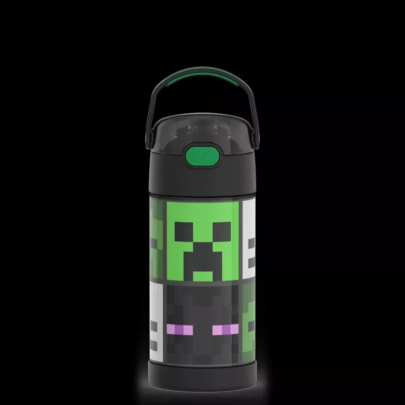 12oz FUNtainer Water Bottle Minecraft