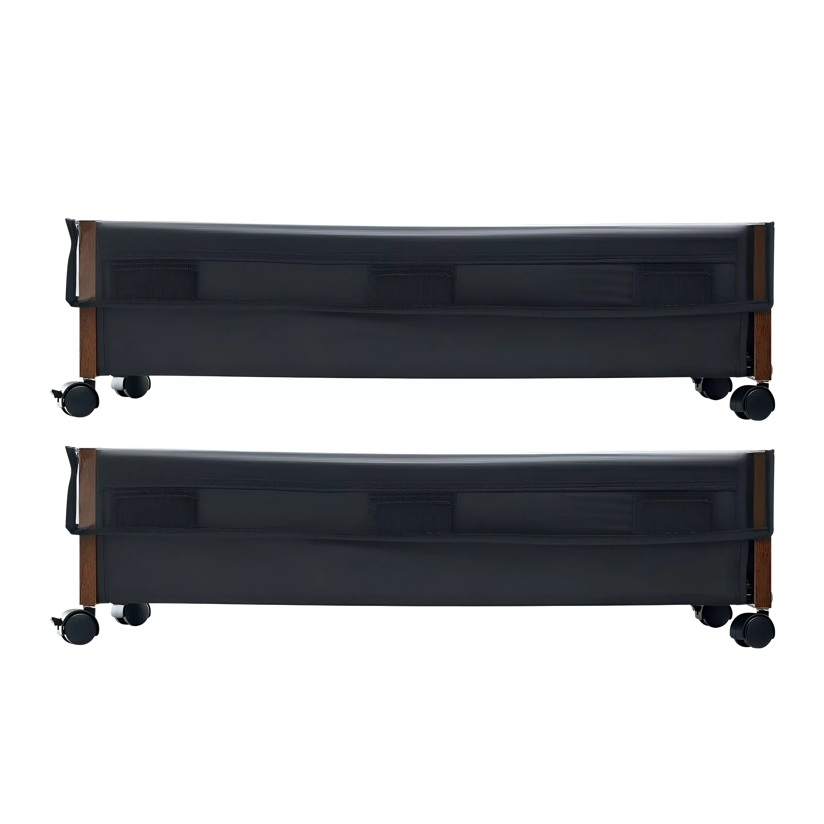 2 Pack Under Bed Storage Bins with Wheels, Rolling Organizer for Clothes Shoes