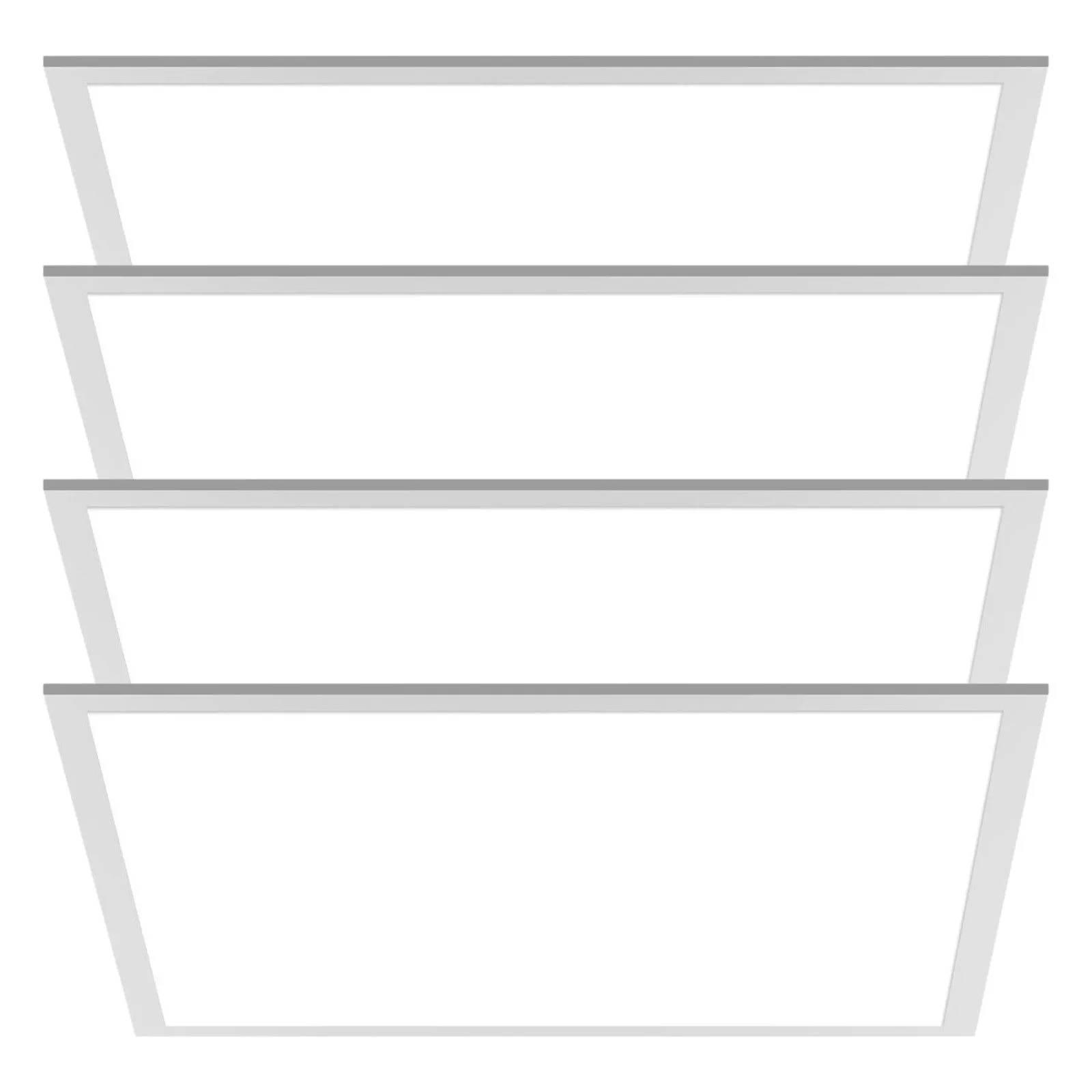 2x2 LED Panel Light 4 Pack 25W 30W 40W Selectable Flush Mount Panel