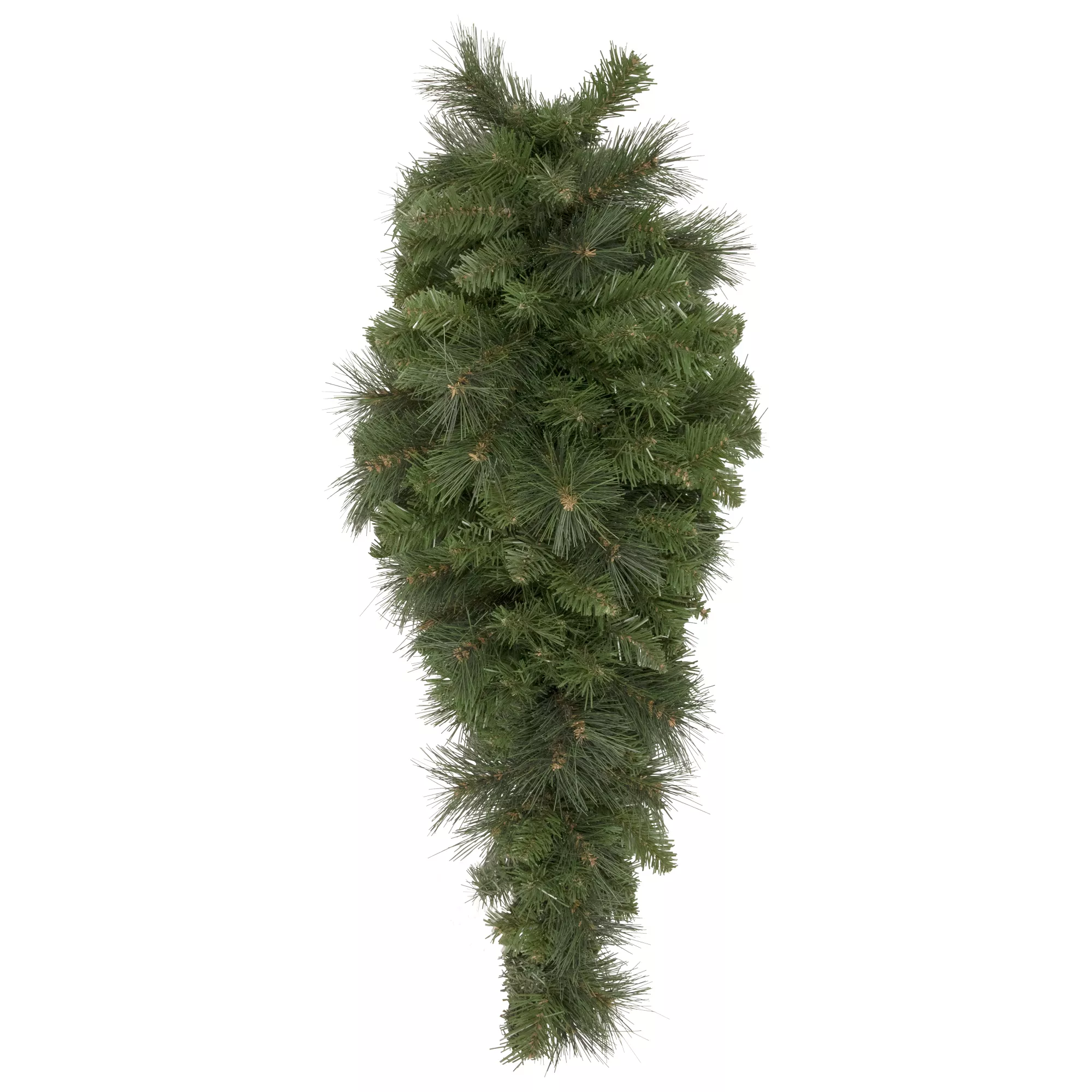 32" Beaver Pine Artificial Christmas Teardrop SwagUnlit