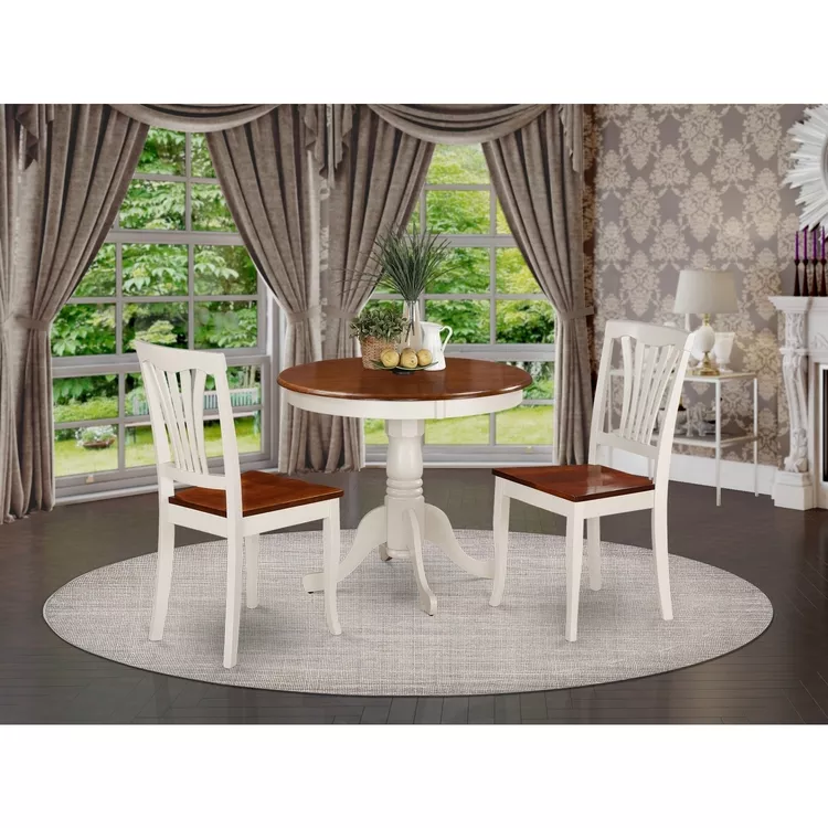 36" Dining Table Set - Kitchen & Dining Chairs for 2