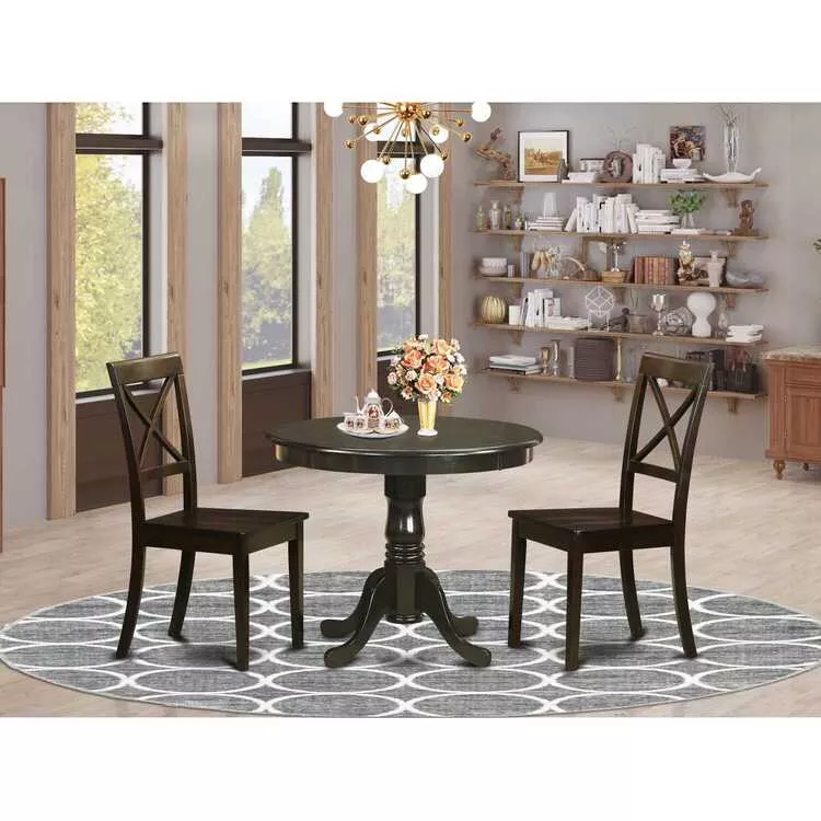 36" Kitchen Table Set - Dining Table & 2 Chairs