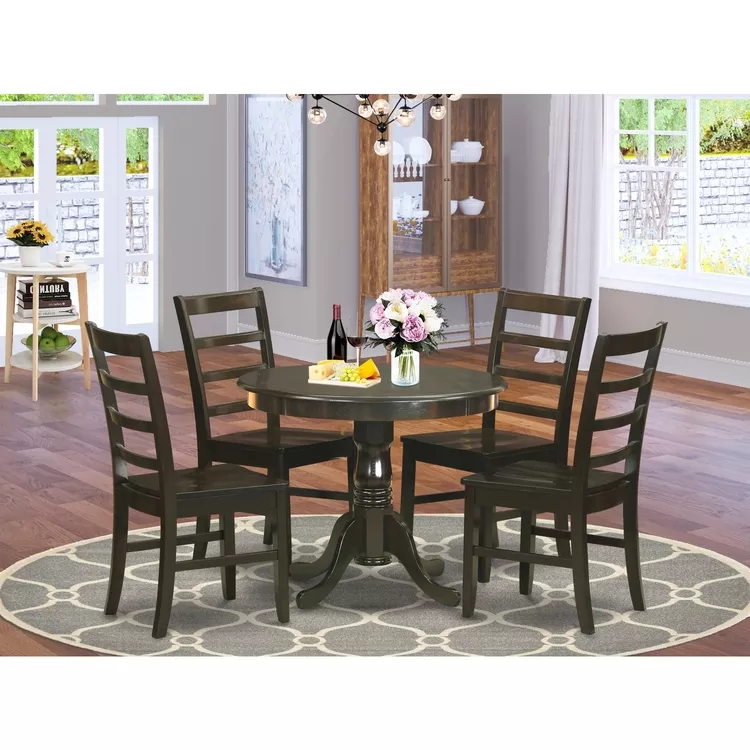 36" Kitchen Table Set - Dining Table & 4 Chairs