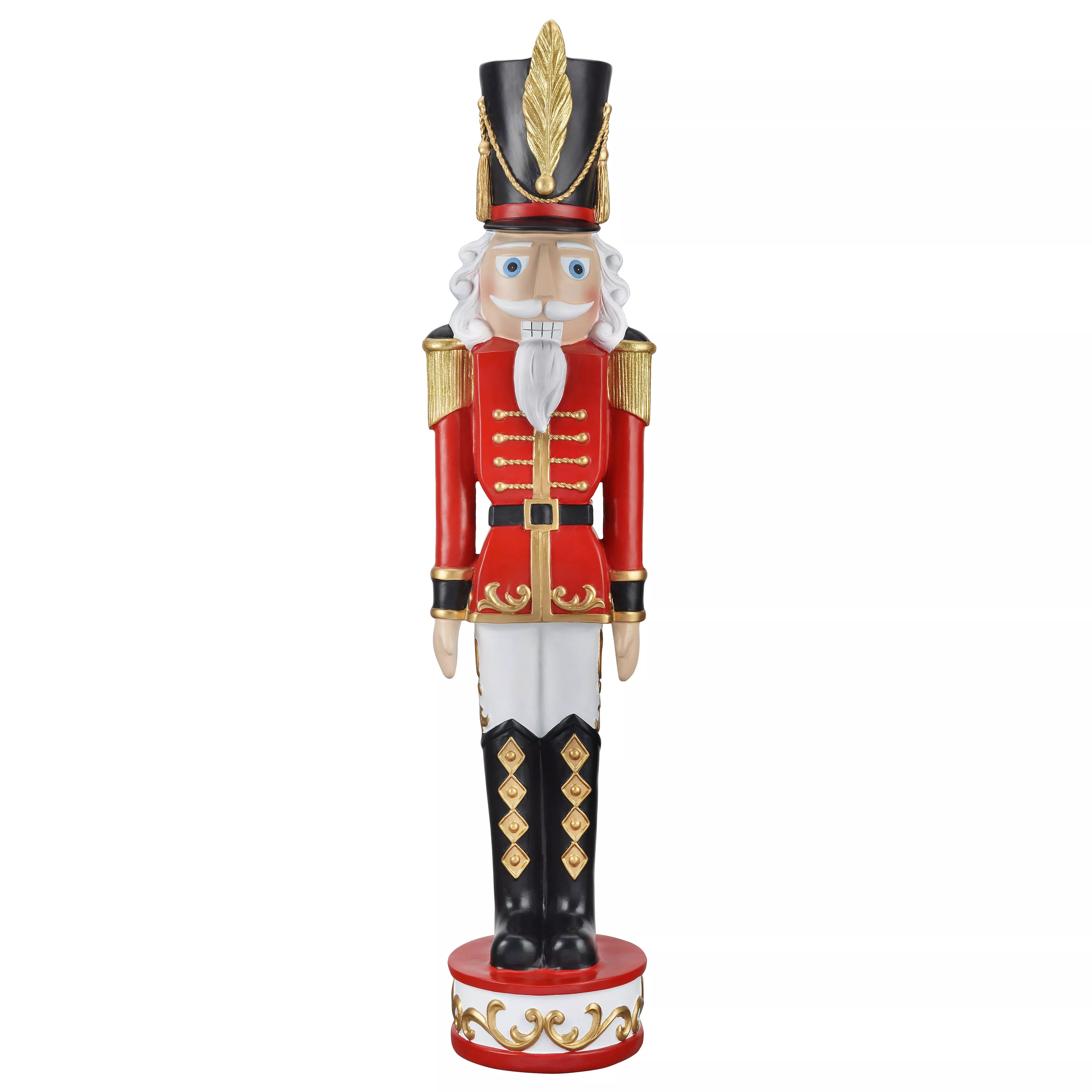 37 Inch Decorative Christmas Nutcracker - Red/Black