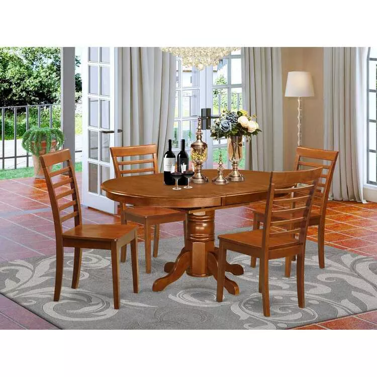 4-6 Person Dining Set - Kitchen Table with Chairs