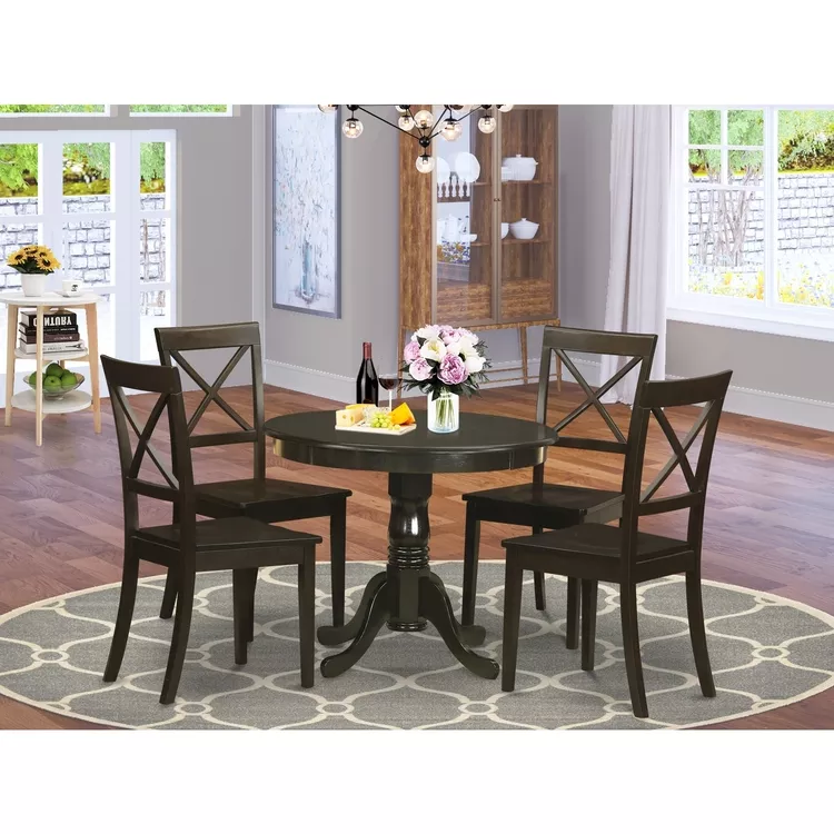 4-Person Kitchen Table Set - Dining Table & Chairs