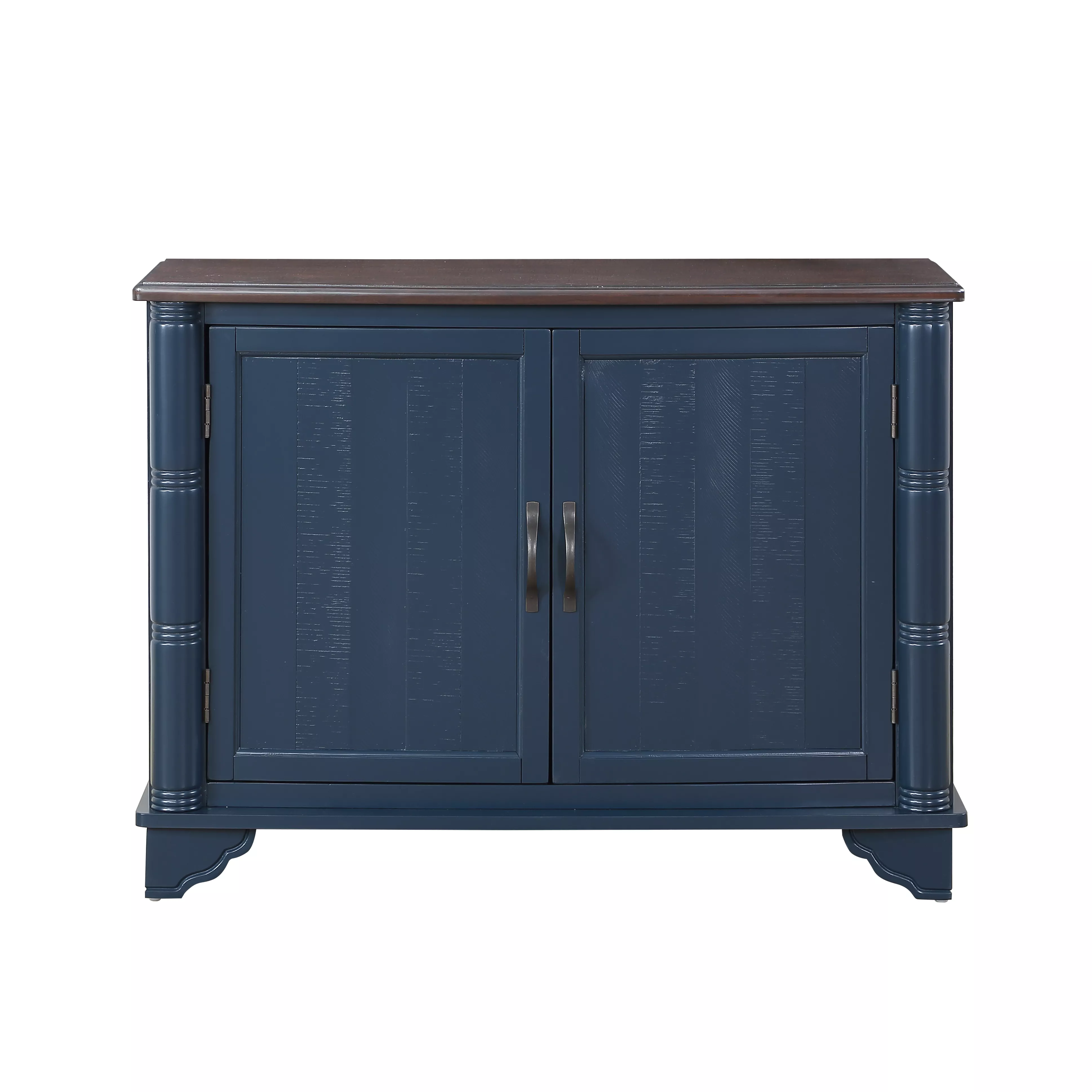 40" Console Table with Storage Shelf, Retro Entryway Table with Adjustable Storage Shelf, Sofa Couch Table