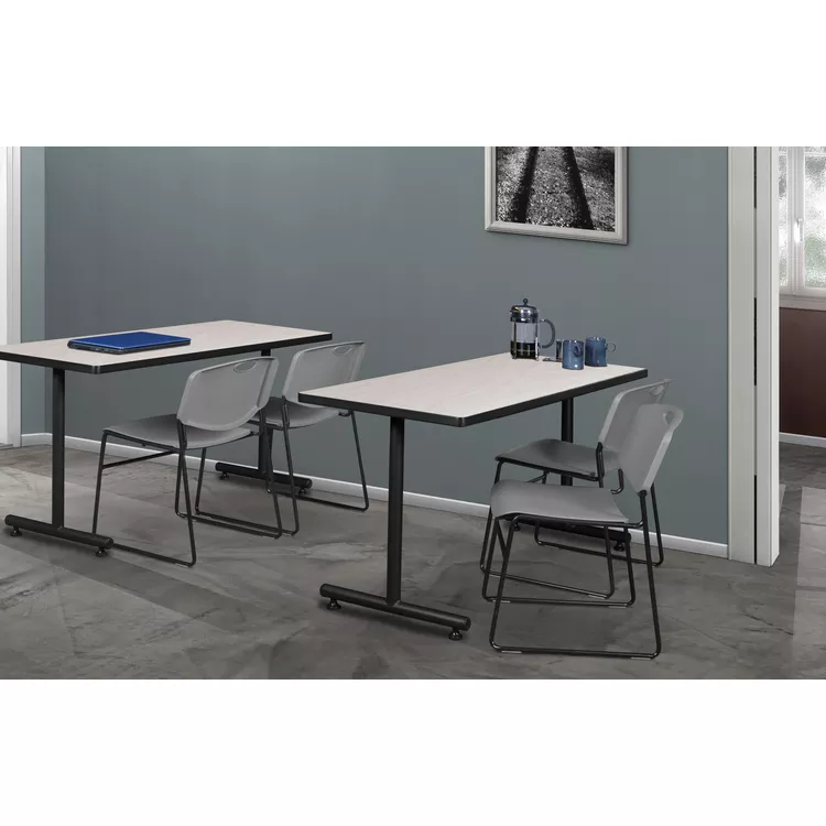 48''x24'' Training Table - Maple Surface & Steel Frame Construction - Regency Seating