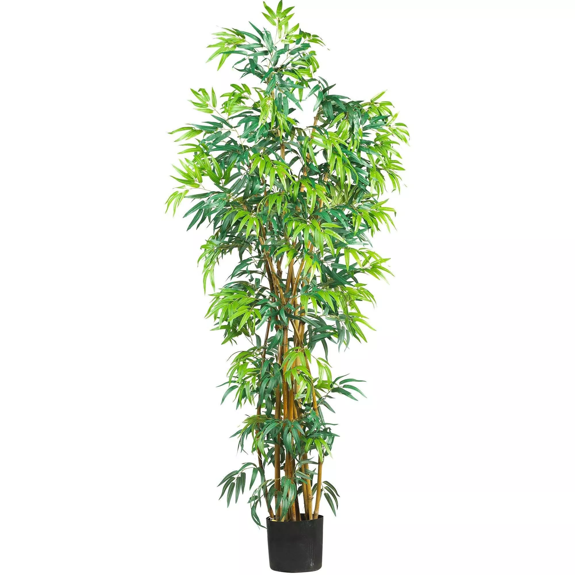 6' Artificial Curved Bamboo Silk Tree