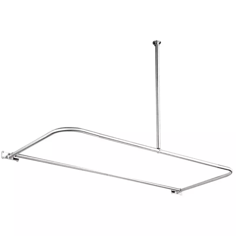 61" Felicity D-Shaped Shower Rod