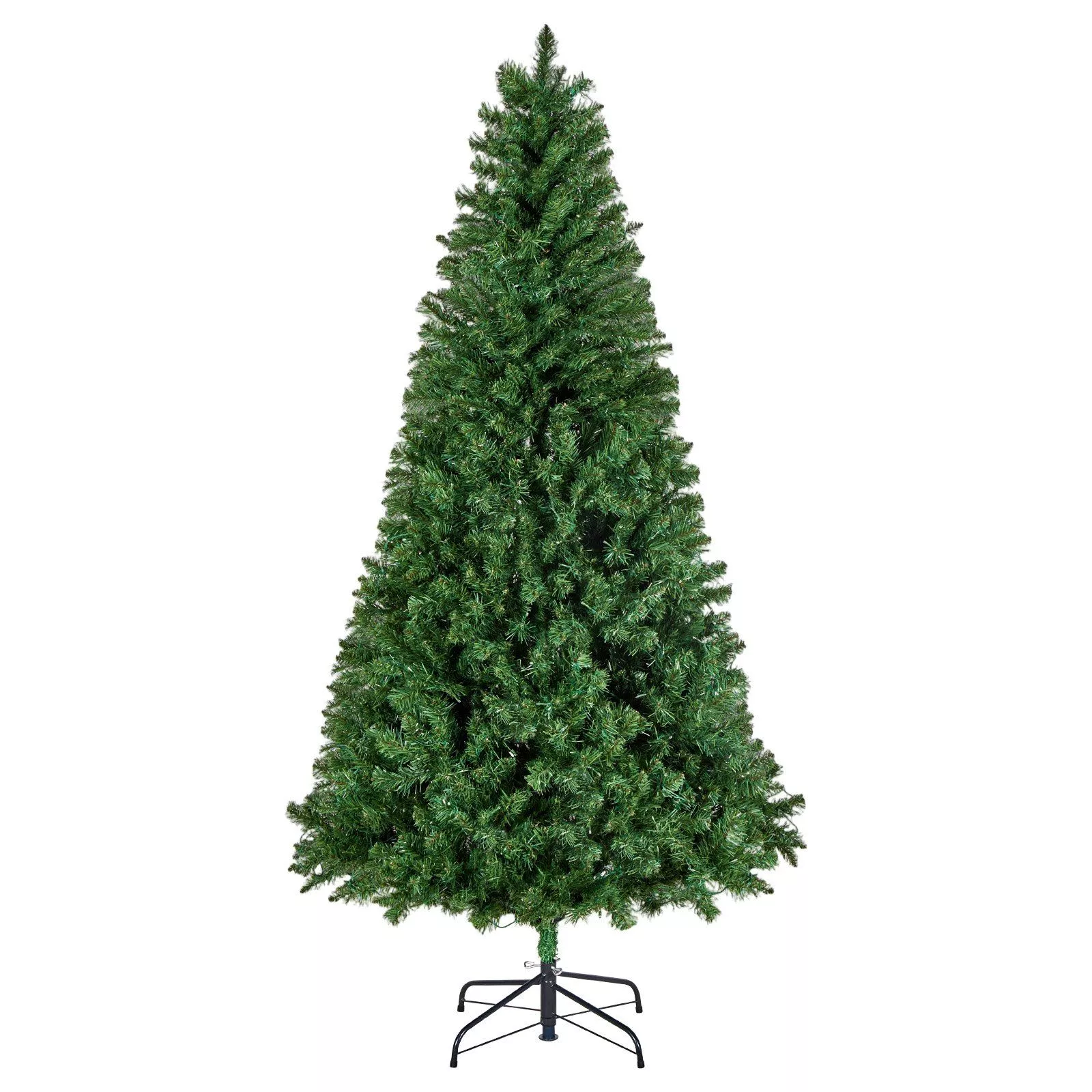 6FT Prelit Artificial Christmas Tree with 330 LED Lights and Stand