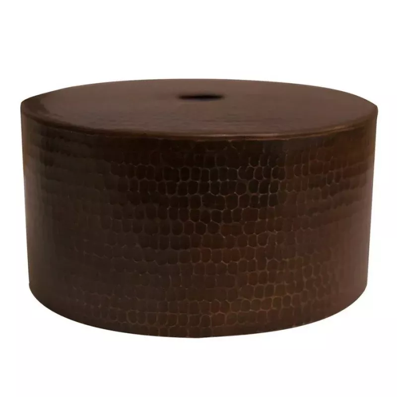 8" Copper Replacement Round Cylinder Pendant Light Shade