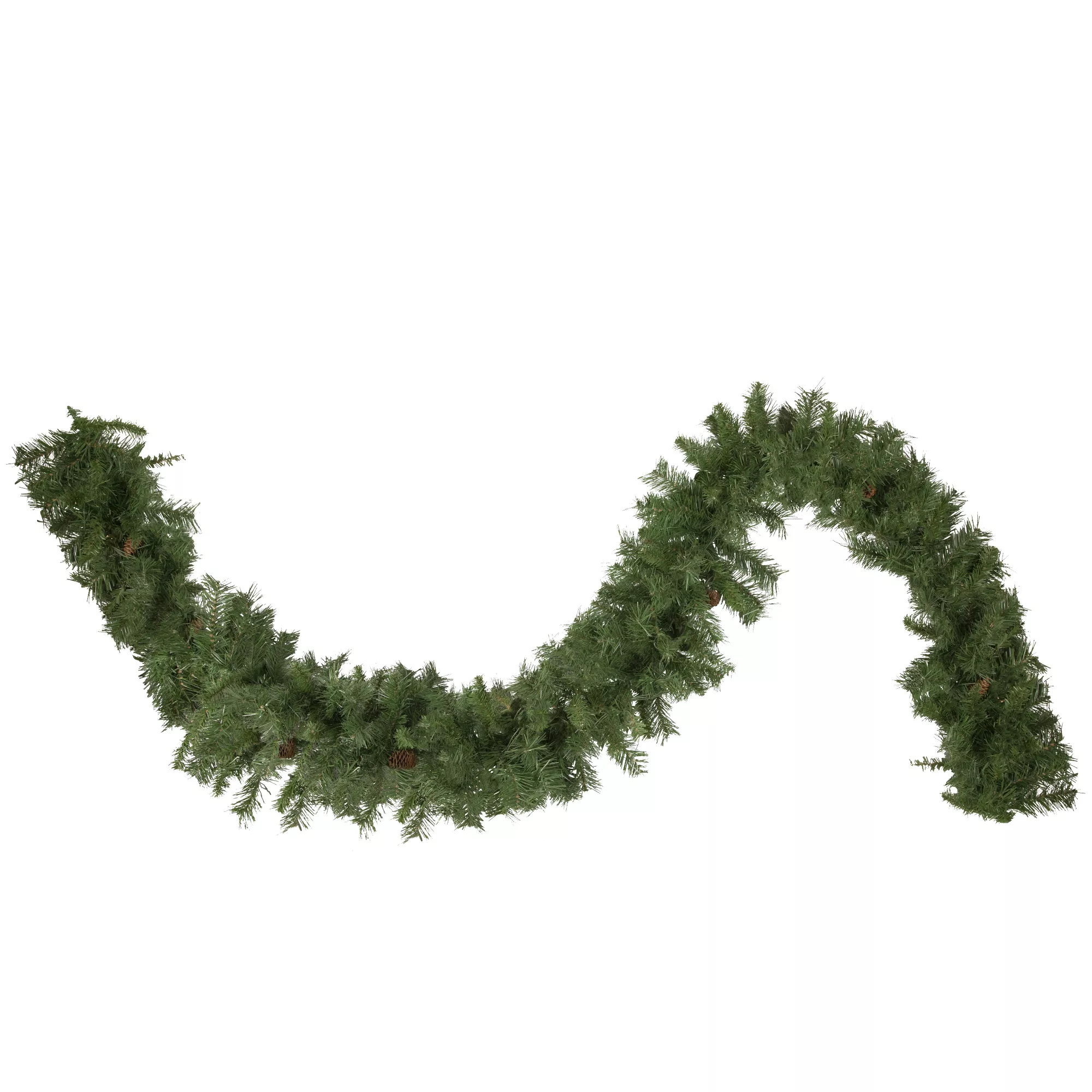 9' x 12" Black River Pine Artificial Christmas GarlandUnlit