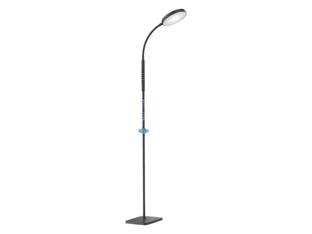 Adjustable Floor Lamp 120 LED Dimmable Gooseneck Remote Touch Black