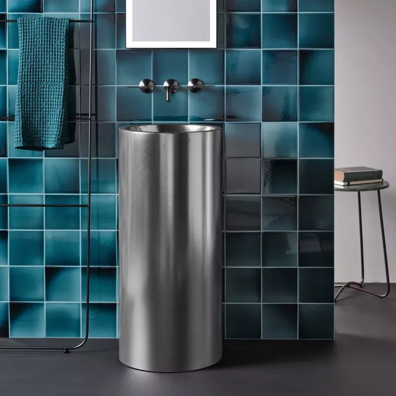 Alape Metallic WT.RX400K Totem Washbasin