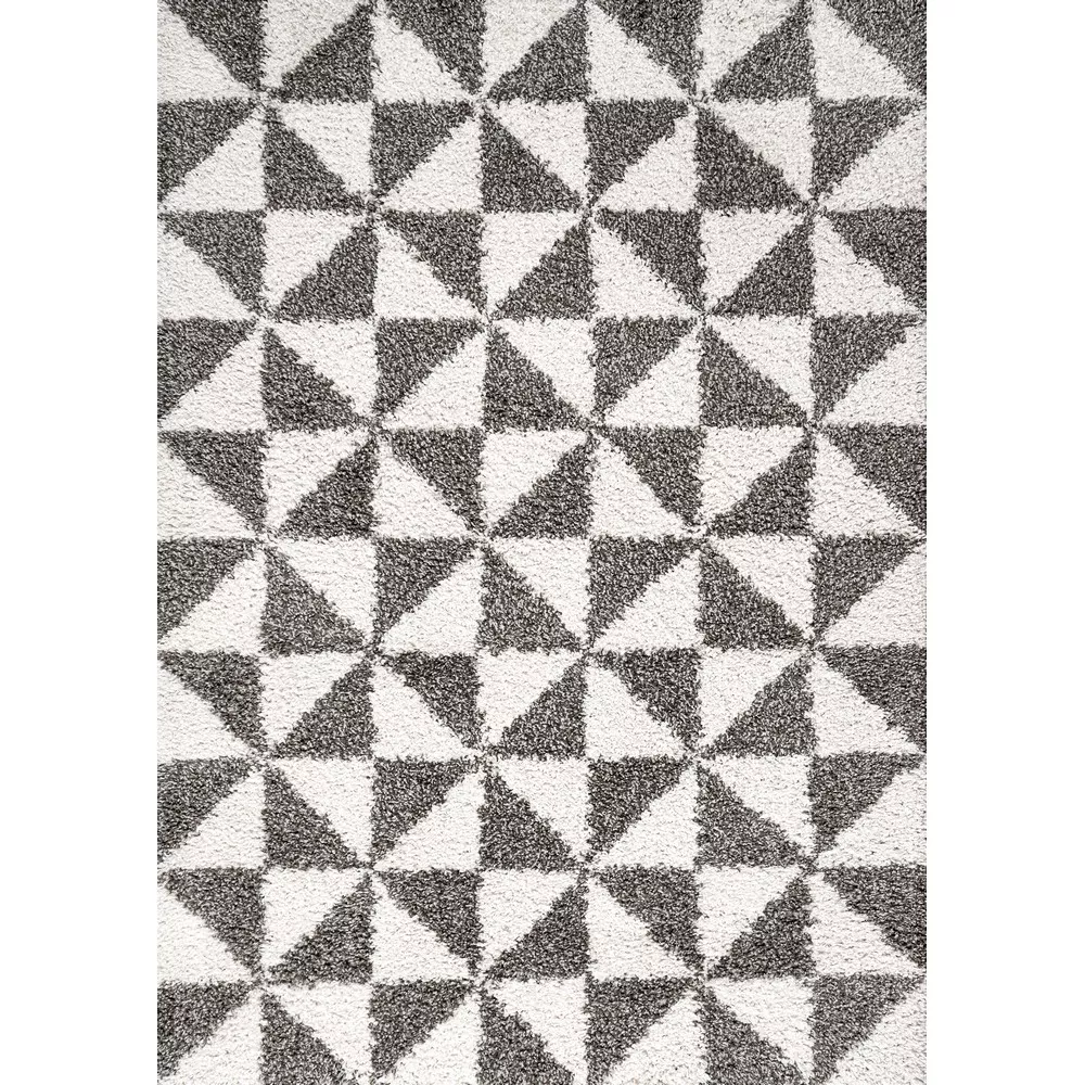 Alcudia Geometric Shag Area Rug