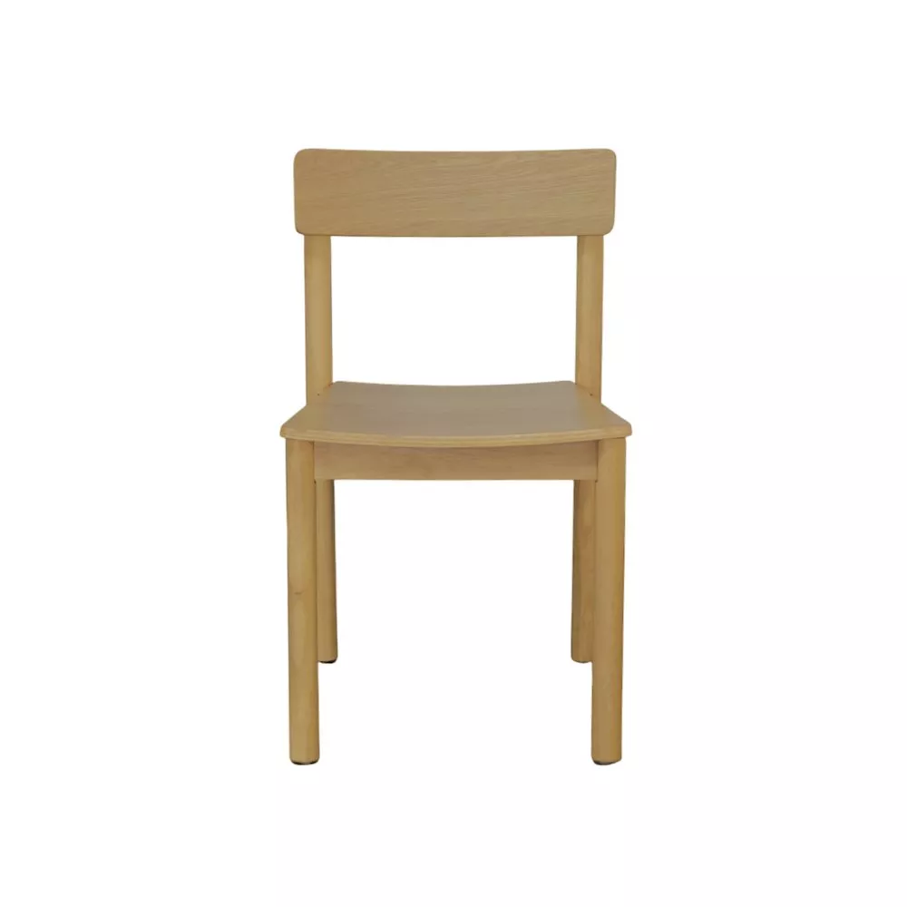 Alpine Furniture Hudson Side Chairs, Light Oak