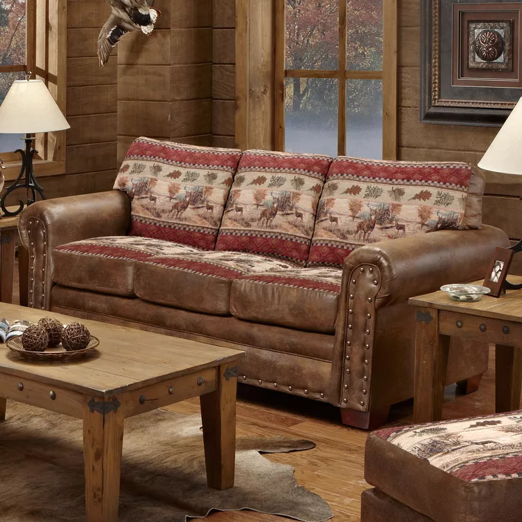 American Furniture Classics Deer Valley Sleeper Sofa - Rustic Comfort & Style