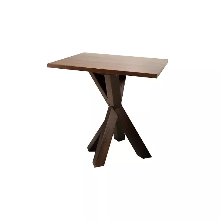 American Trails Ridgefield End Table with 1" Wood Top