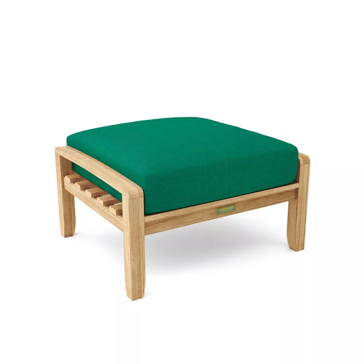 Anderson Teak Teak Ottoman - Natsepa Collection