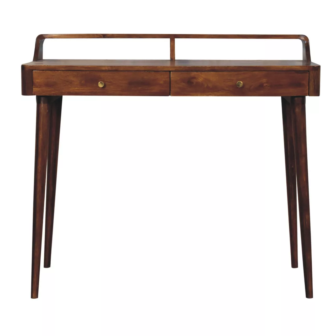 Artisan Furniture Solid Wood Elevated Chestnut Console Table