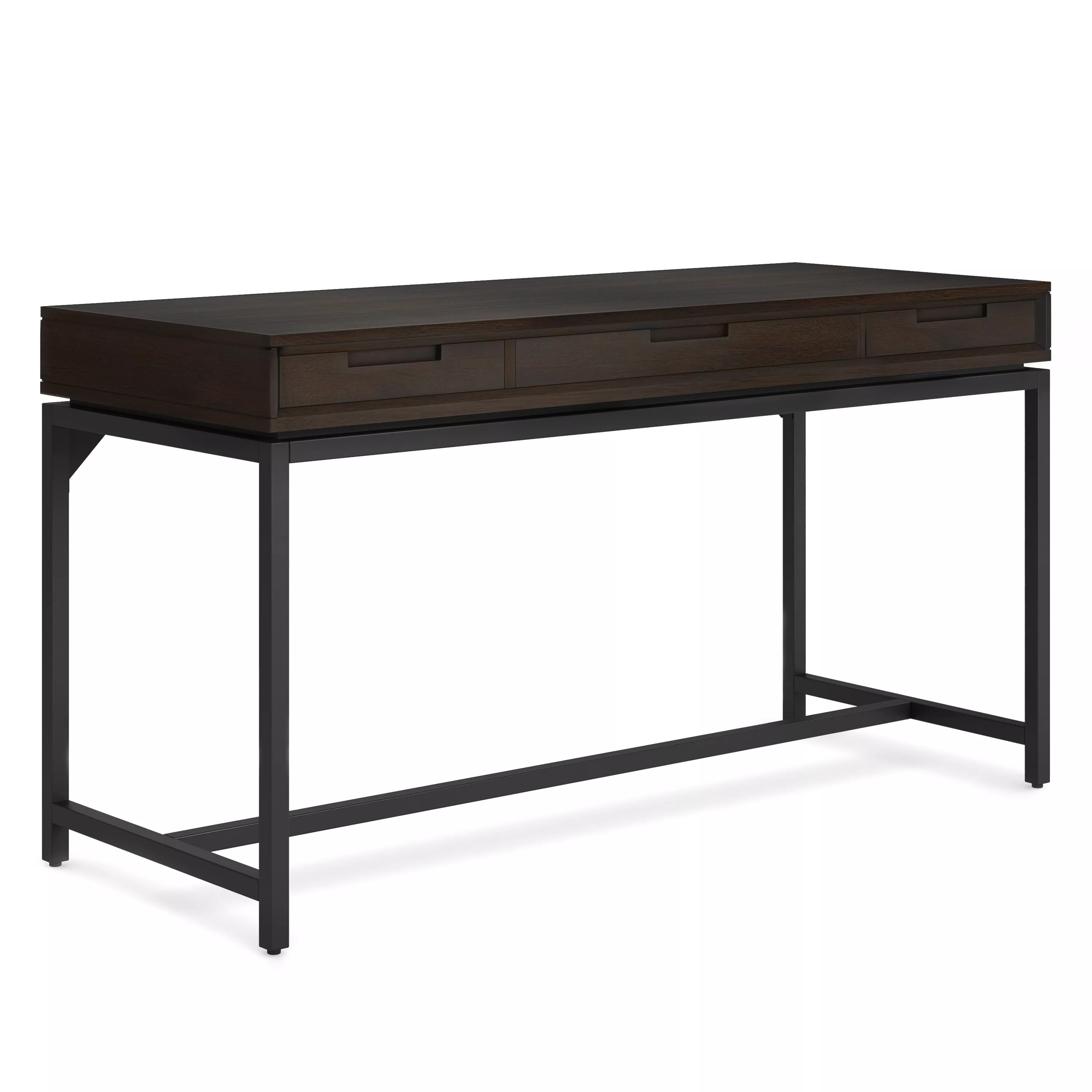 Banting SOLID HARDWOOD Industrial Wide Desk