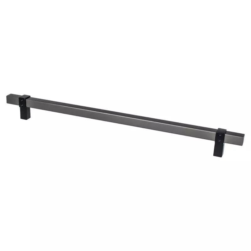 Berenson Rivet Rebel Appliance Pull in Slate and Matte Black