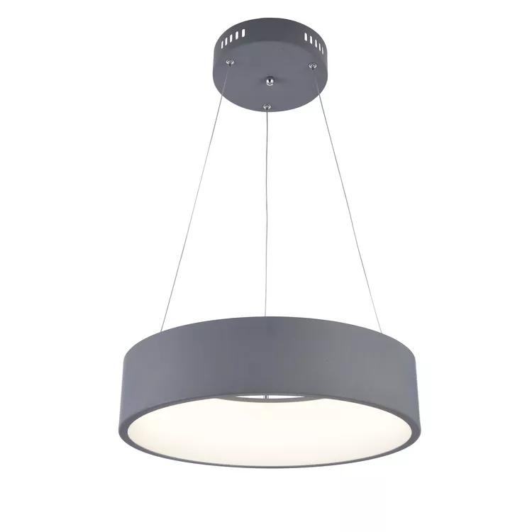 Bethel LED Ring Light - Round Grey Fixture