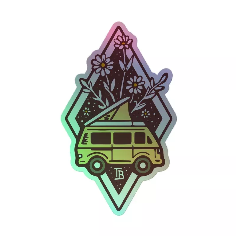 Bloom Holographic Sticker
