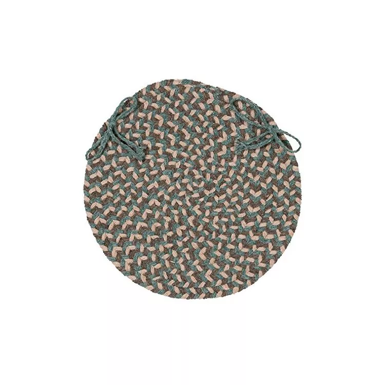 Boston Common - Driftwood Teal Chair Pad (single)