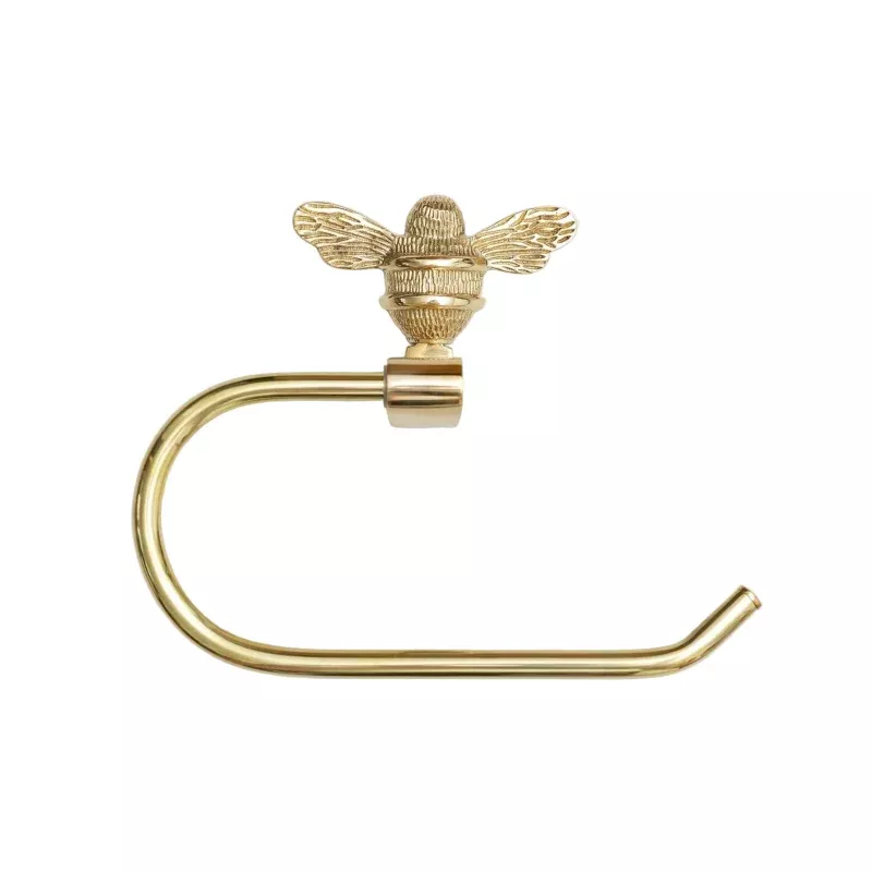 Brass bee Toilet Roll Holder