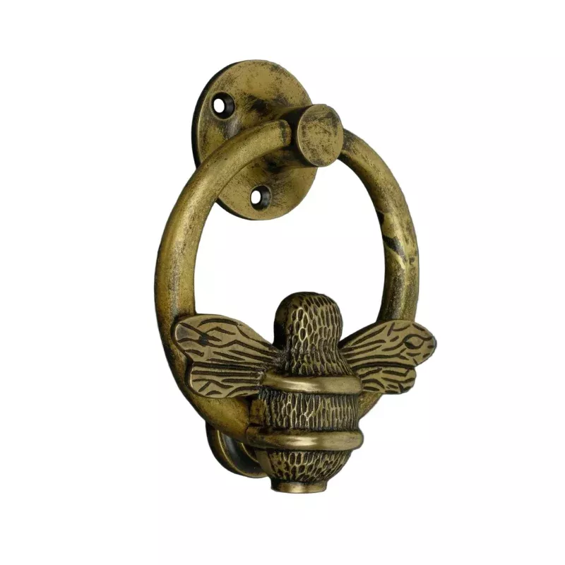 Brass Bumble Bee Ring Door Knocker