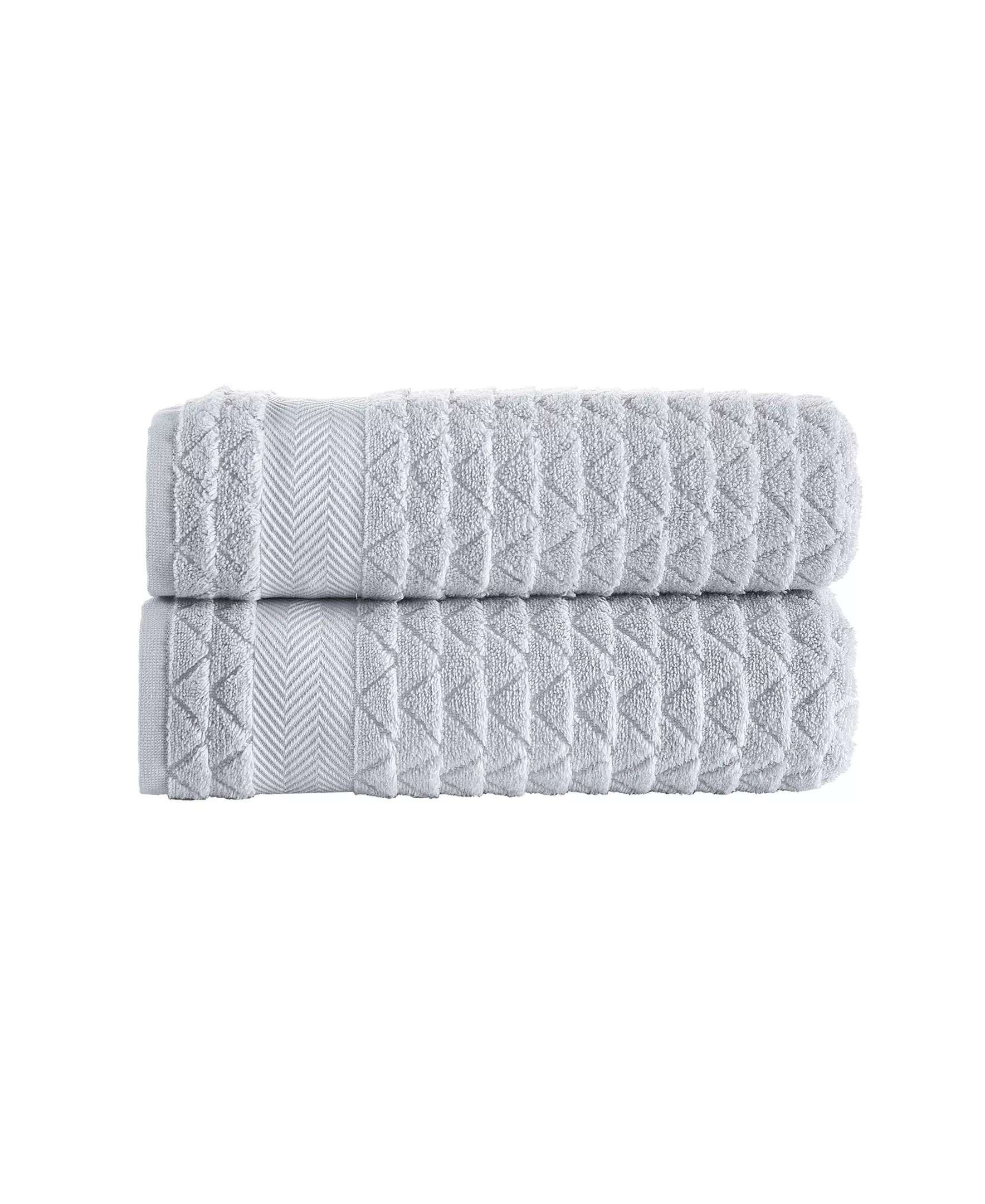 Brooks Brothers Herringbone 2 pcs Bath Towels