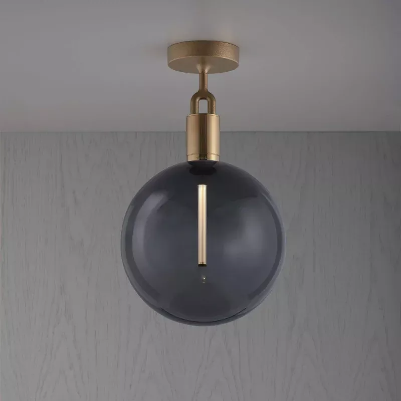 Buster + Punch Forked Ceiling / Linear / Globe / Smoked / Large