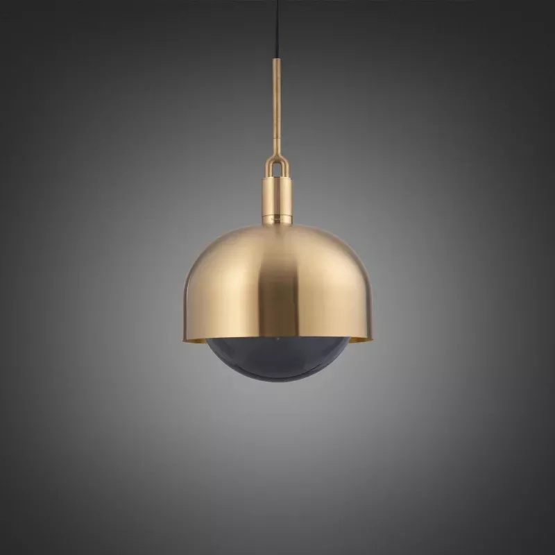 Buster + Punch Forked Pendant / Linear / Shade / Globe / Smoked / Large