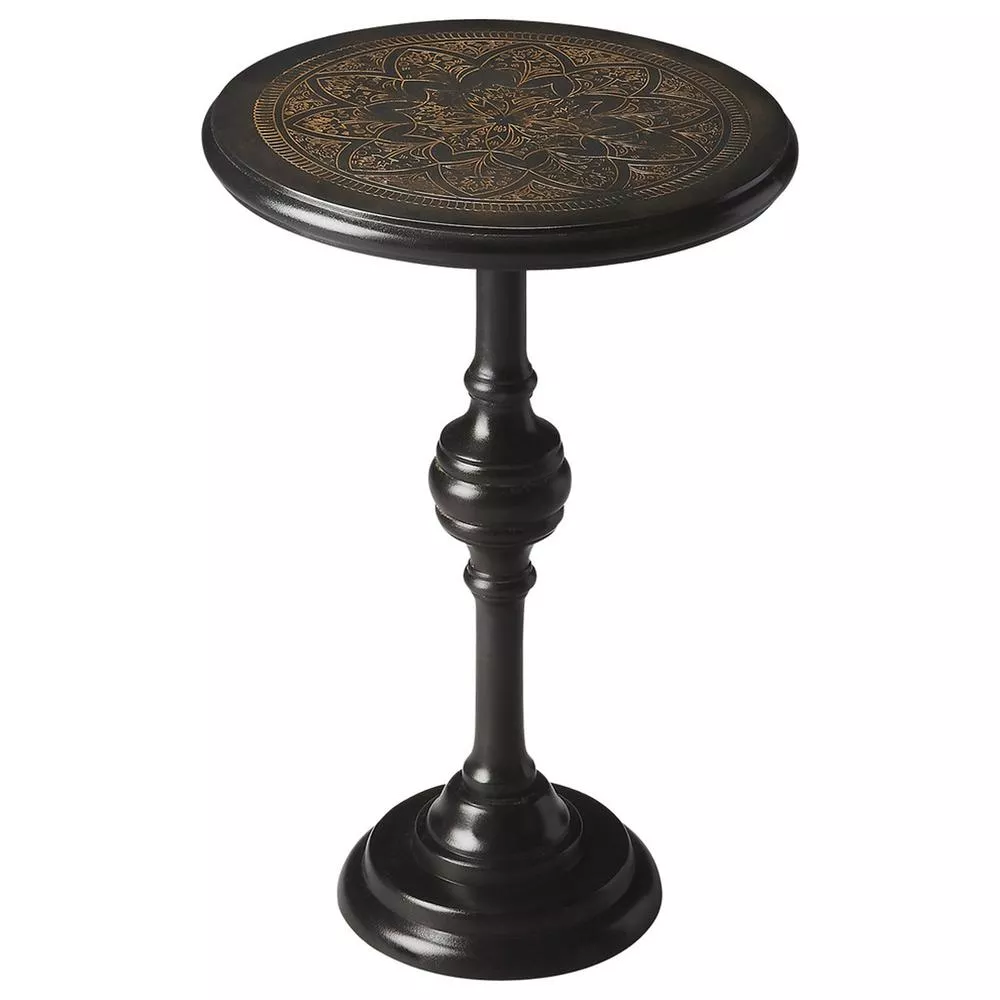 Butler Specialty Selma Metal Side Table, Black