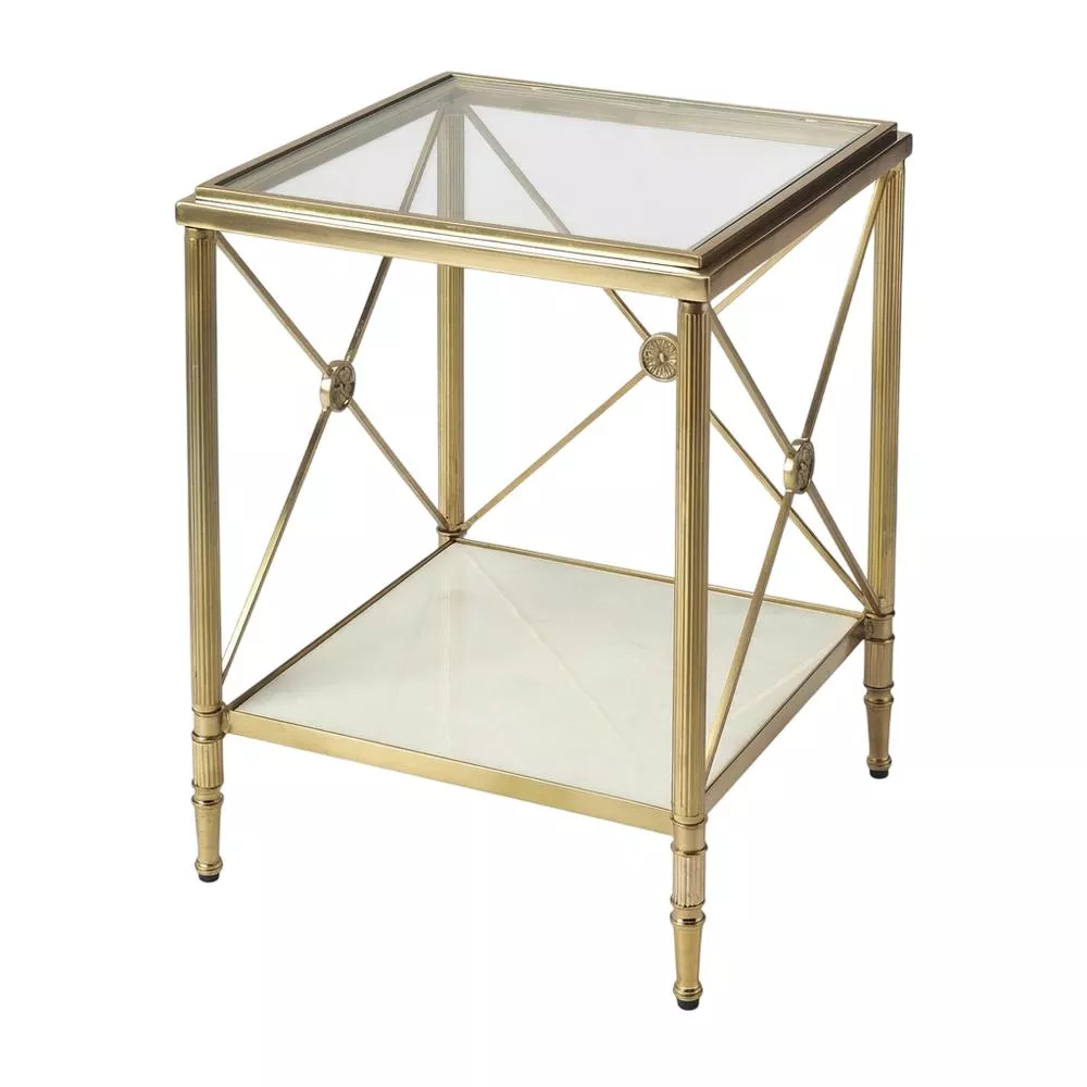 Butler Specialty Taren End Table, Gold