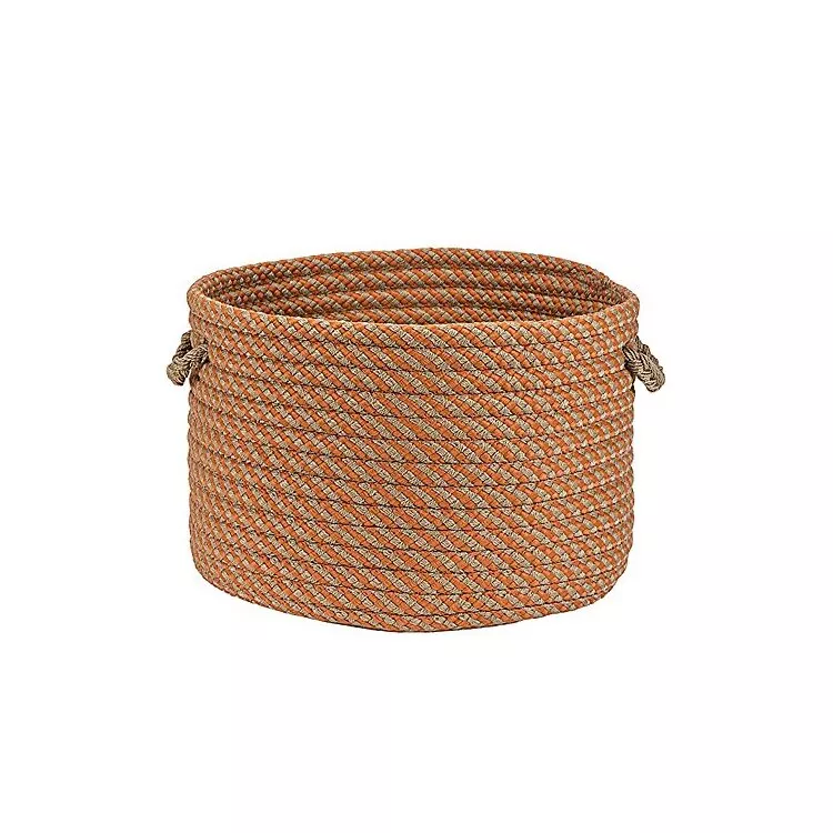 Cabana Basket - Orange 13"x13"x9" Storage Basket