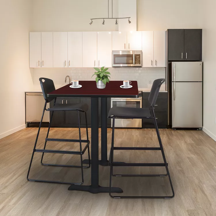 Cain 48" x 24" Café Training Table- Mahogany