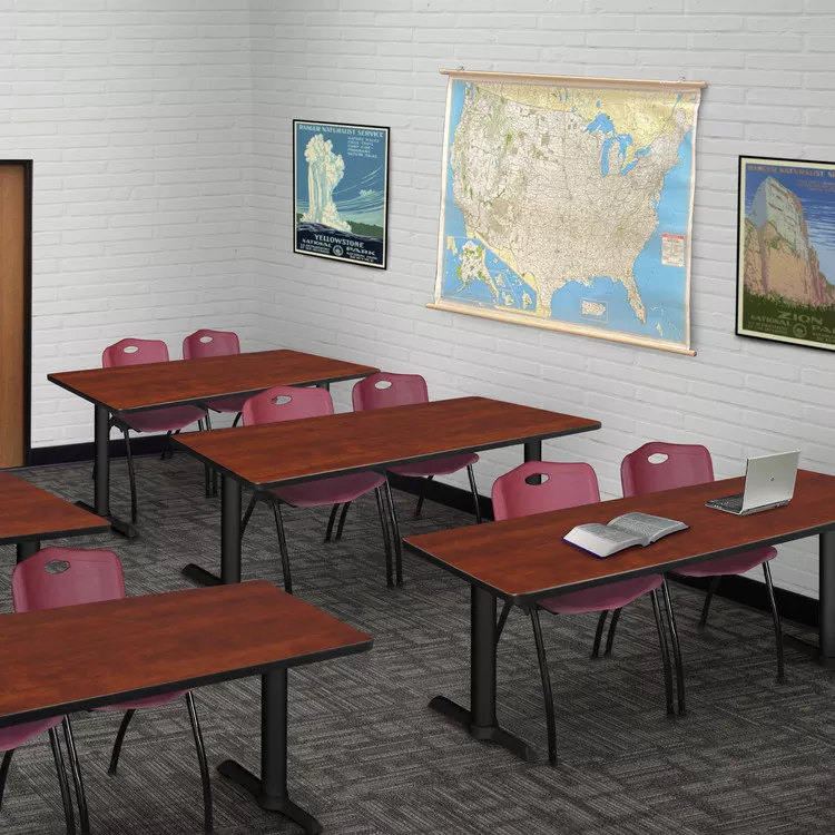 Cain 60" x 24" Training Table- Cherry