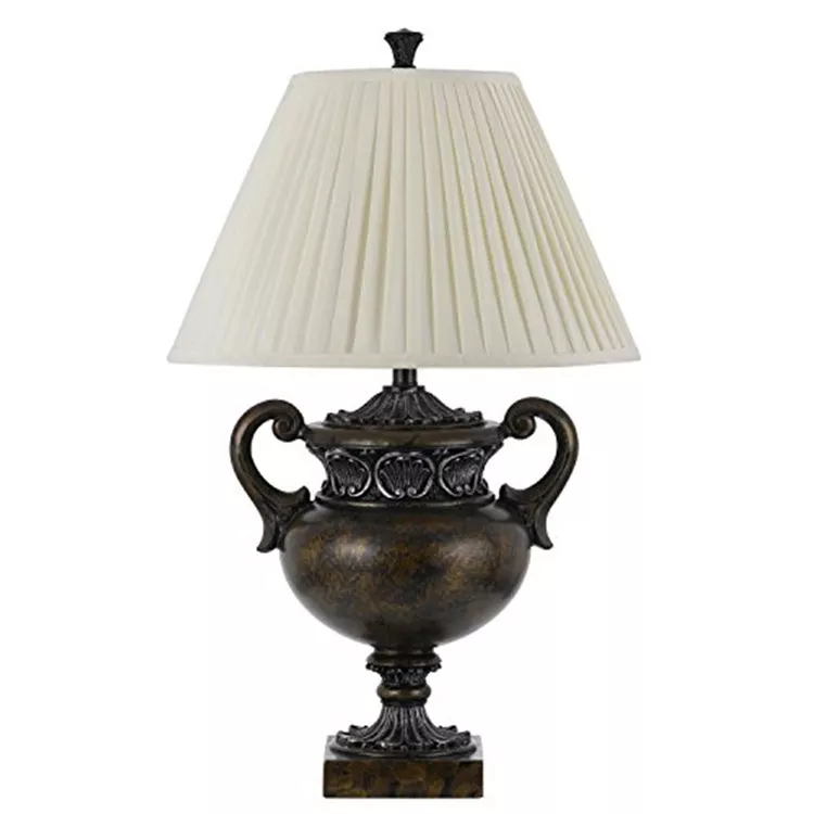 Cal Lighting Dark Bronze Resin Table Lamp31" Height
