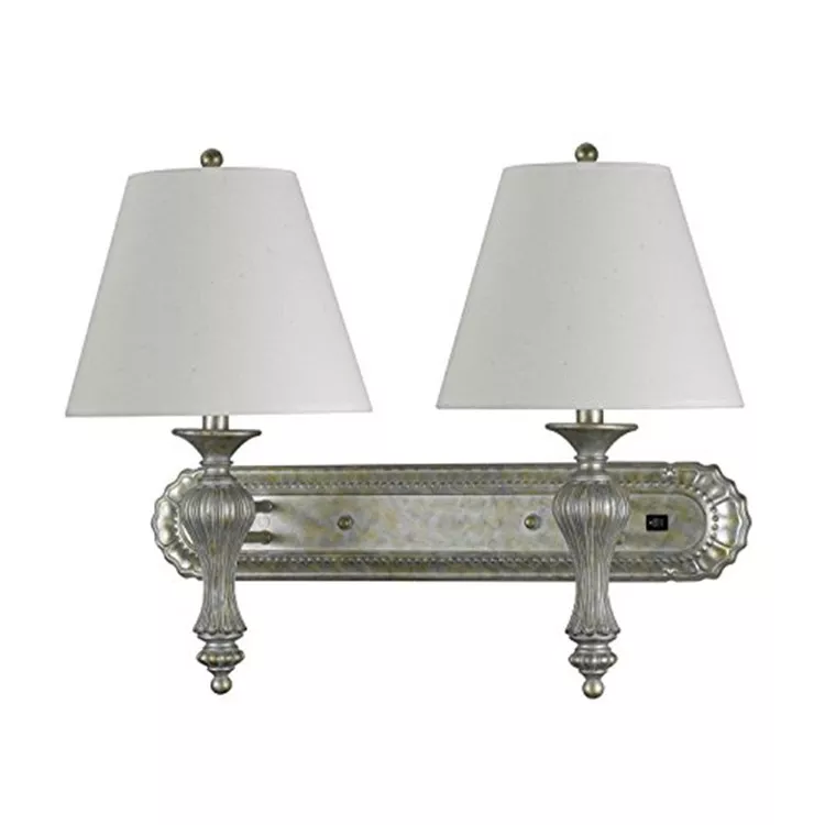 Cal Lighting Double Arm Lamp60W Adjustable Desk Lamp