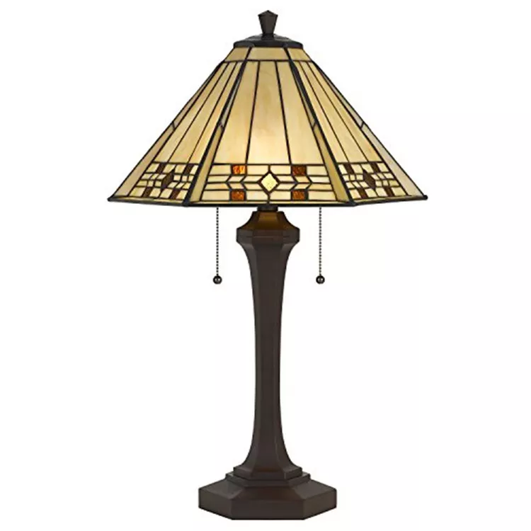 Cal Lighting Modern Black Table Lamp26" Resin Desk Lamp