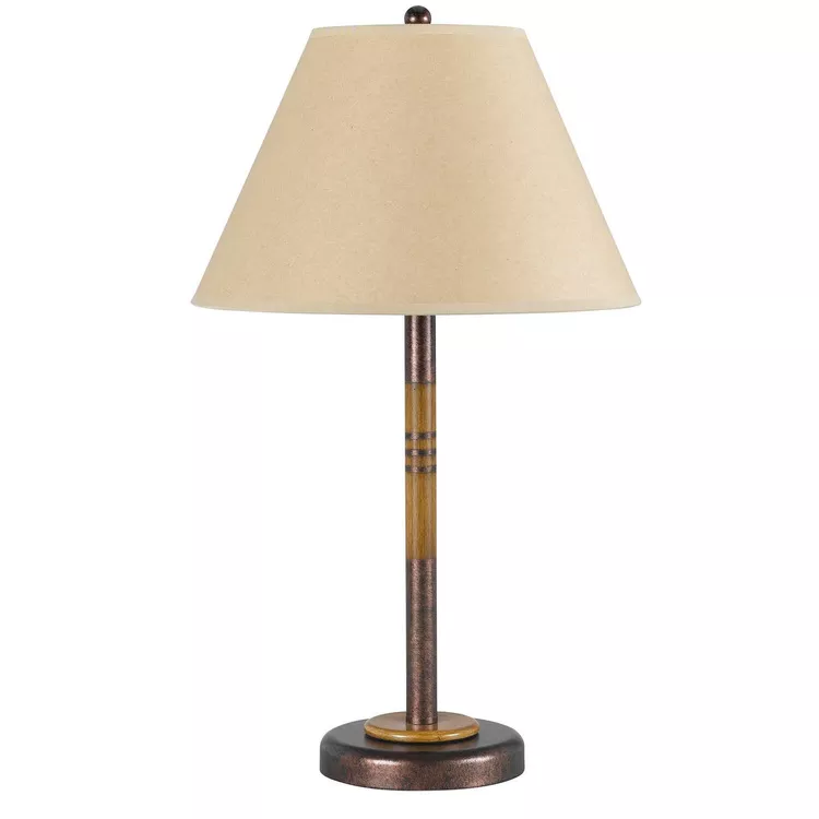 Cal Lighting Rust Metal Table Lamp24" Height