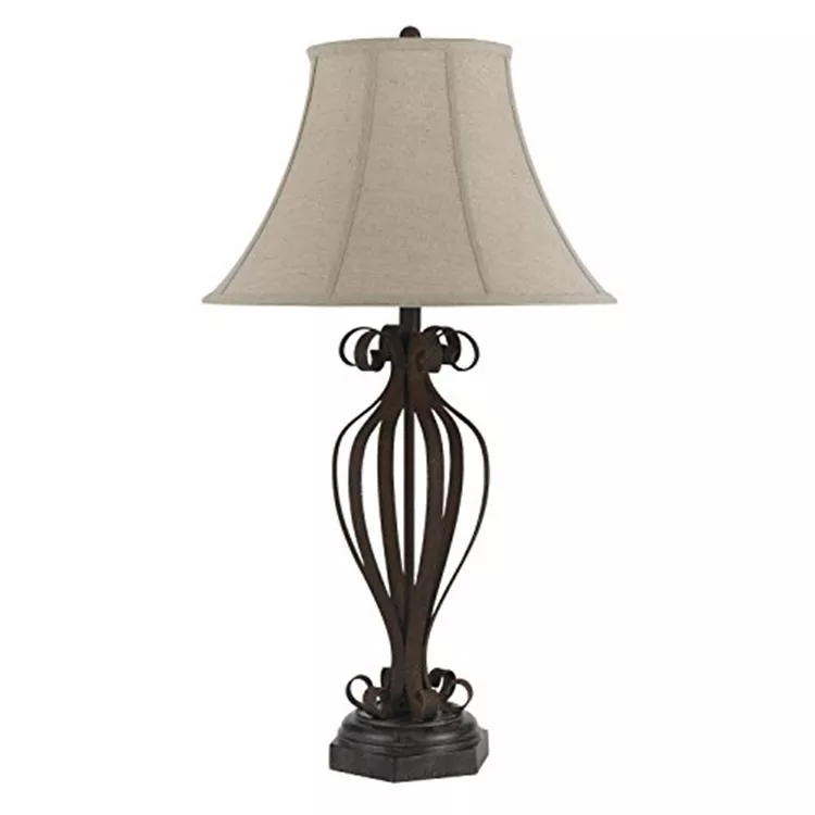 Cal Lighting Rusty Iron Table Lamp33" Height