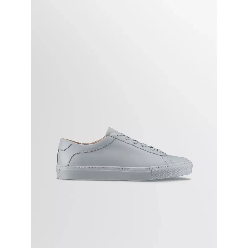Capri Leather Sneaker in Pebble