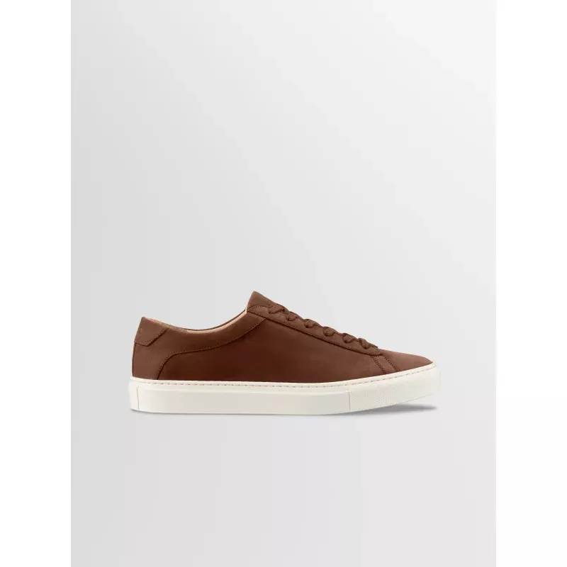 Capri Nubuck Sneaker in Cognac